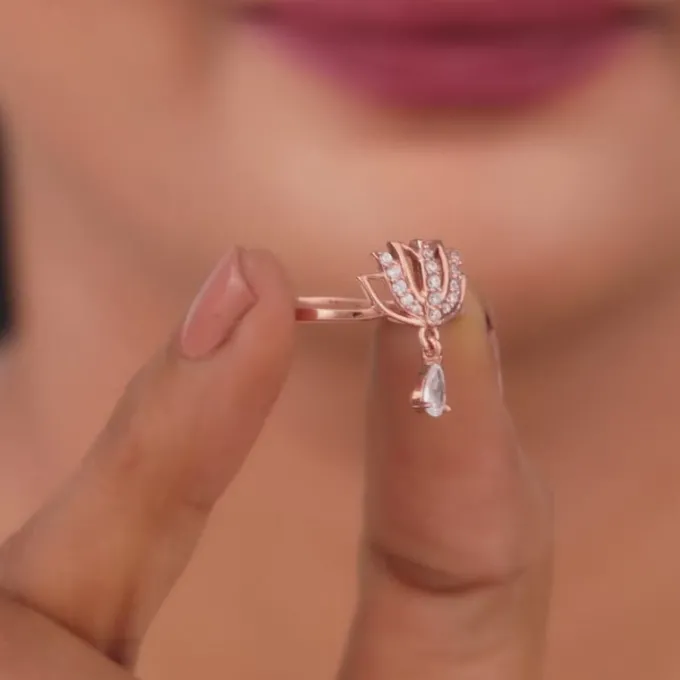 Rose Gold Sushma Thamarai Ring