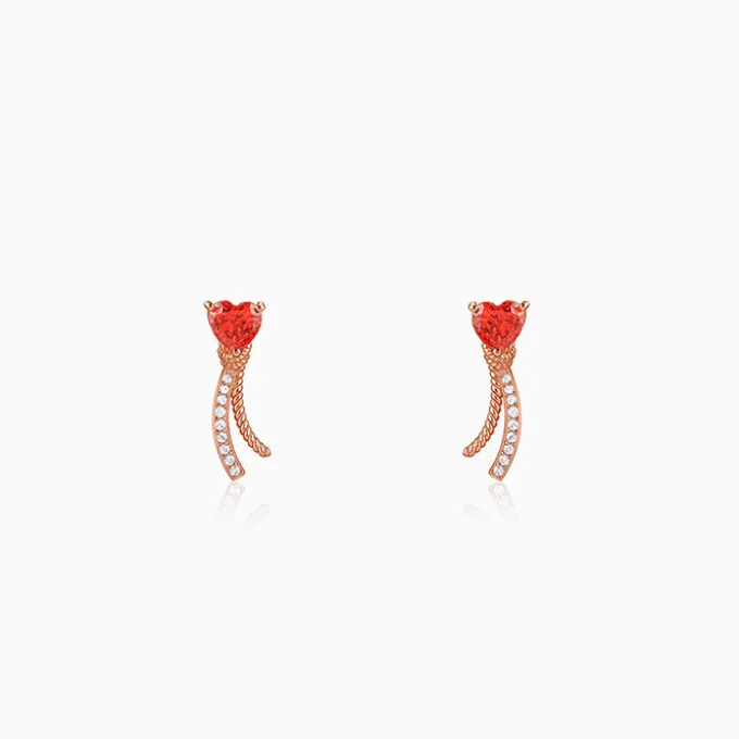 Rose Gold Sway With Me Earrings
