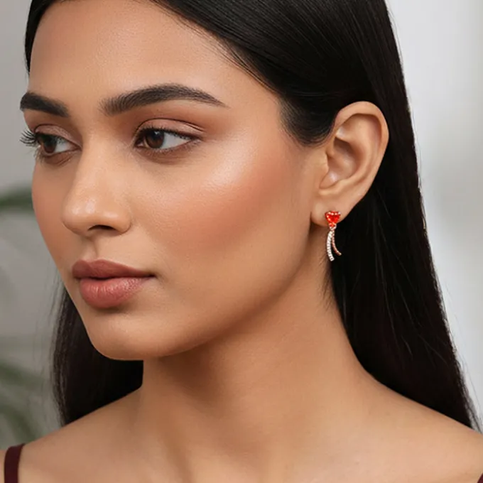 Rose Gold Sway With Me Earrings
