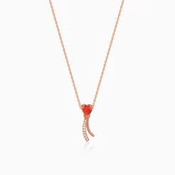 Rose Gold Sway With Me Necklace
