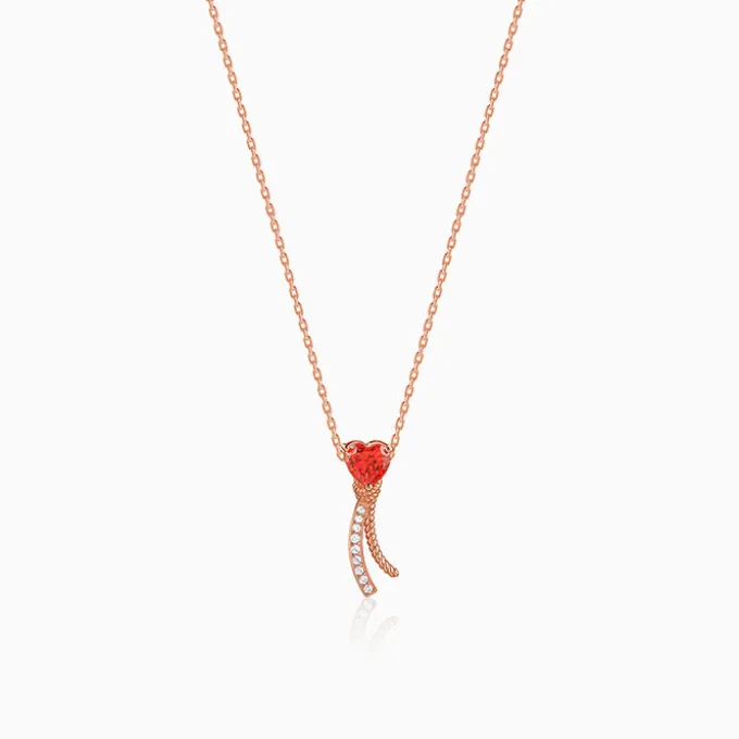 Rose Gold Sway With Me Necklace