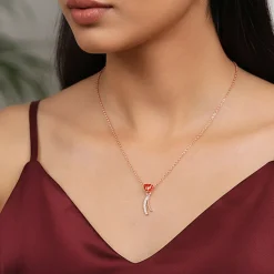 Rose Gold Sway With Me Necklace