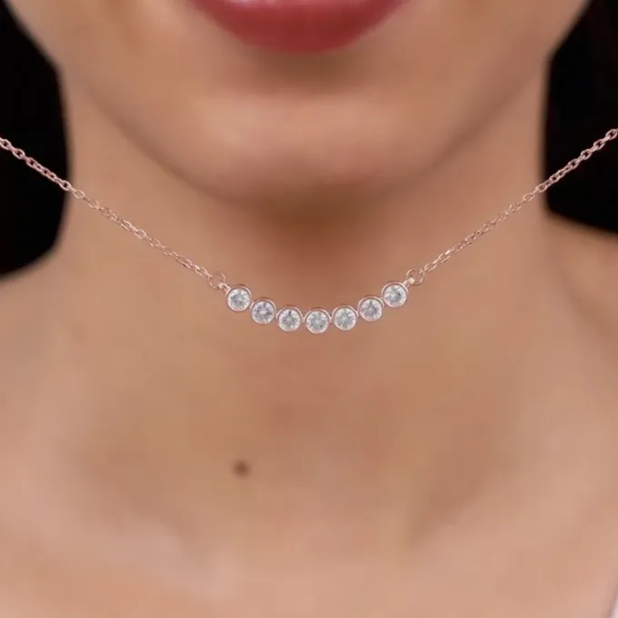 Rose Gold Sweet Love Necklace
