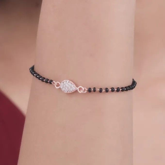 Rose Gold Tears of Love Mangalsutra Bracelet