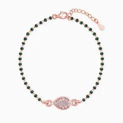Rose Gold Tears of Love Mangalsutra Bracelet