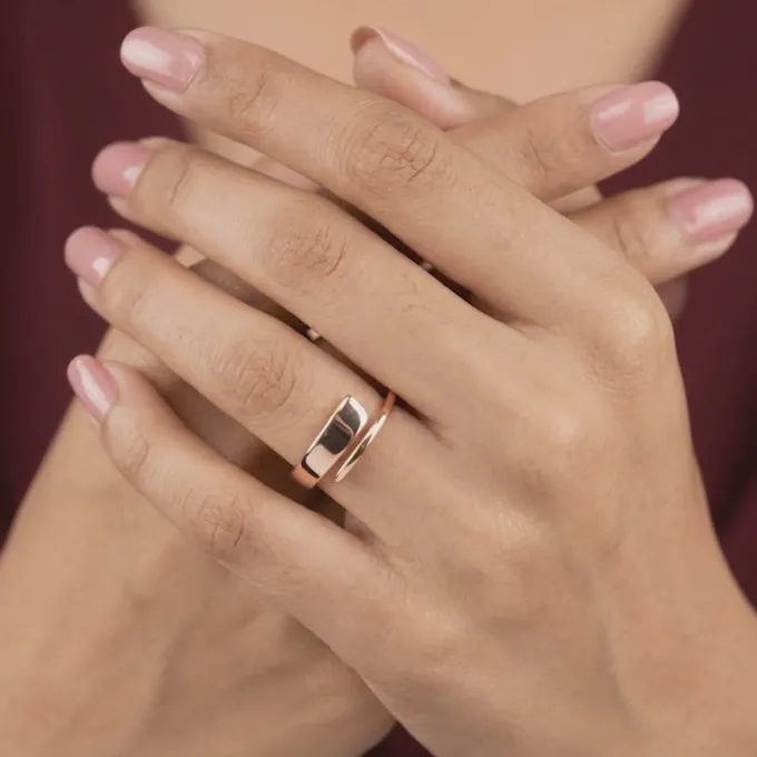 Rose Gold Timeless Flow Ring