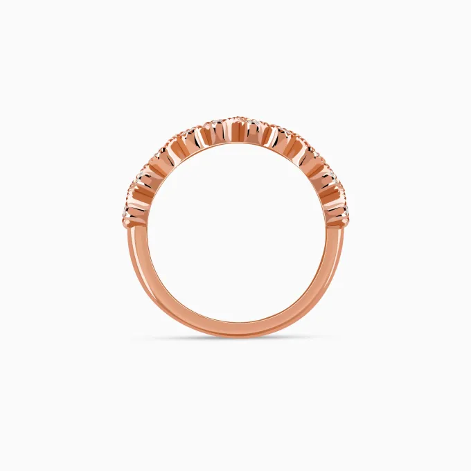 Rose Gold Timeless Loop Lab Grown Diamond Ring