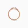 Rose Gold Toi Moi Solitaire Lab Grown Diamond Ring