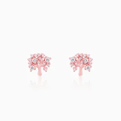 Rose Gold Tree of life Earrings