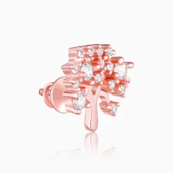 Rose Gold Tree of life Earrings