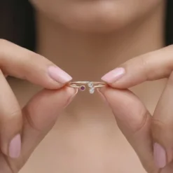 Rose Gold Trinity Ring (Size 12)