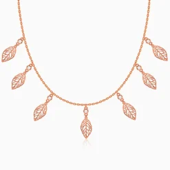 Rose Gold Tropical Charms Necklace