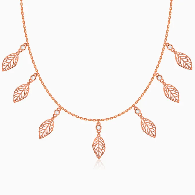 Rose Gold Tropical Charms Necklace