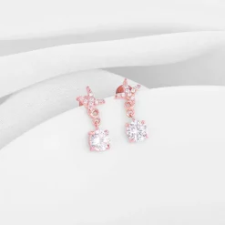 Rose Gold Twigs of Twinkle Earrings