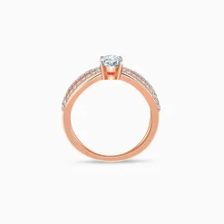 Rose Gold Twilight Celeste Lab Grown Diamond Ring