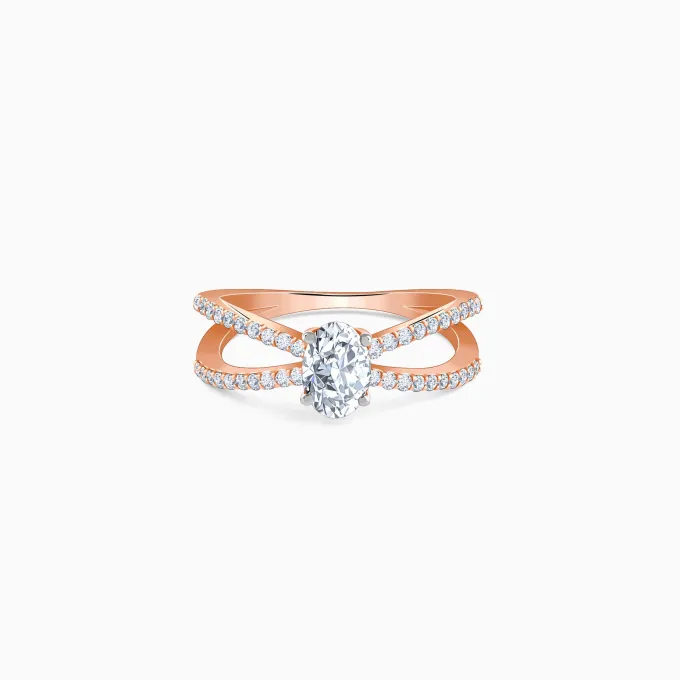 Rose Gold Twilight Celeste Lab Grown Diamond Ring