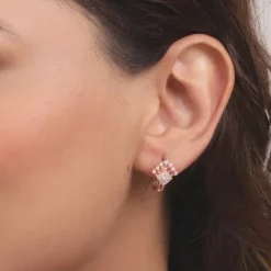 Rose Gold Twilight Twinkle Earrings