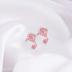 Rose Gold Twilight Twinkle Earrings
