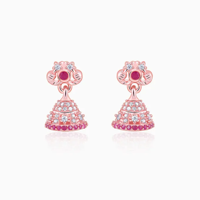 Rose Gold Vaishali Jhumki