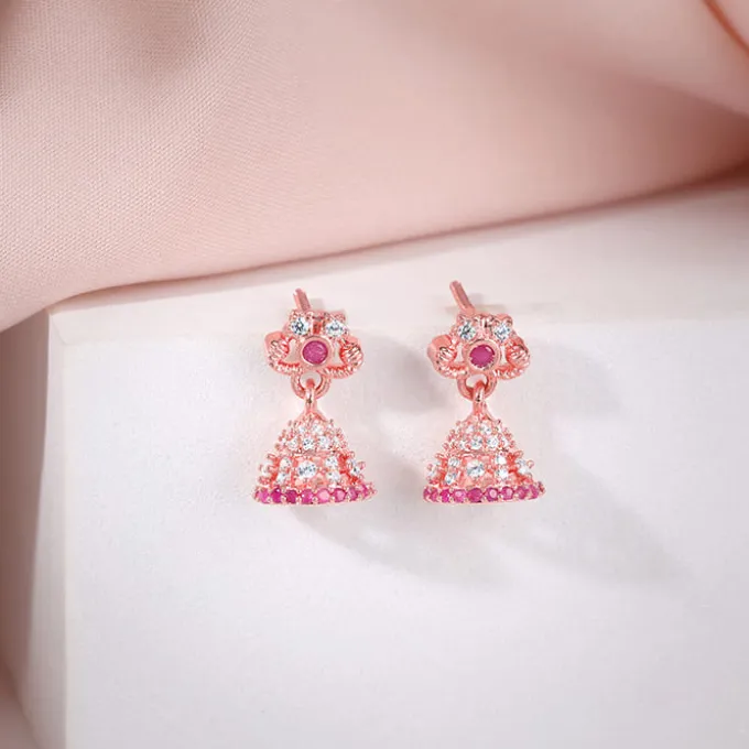 Rose Gold Vaishali Jhumki