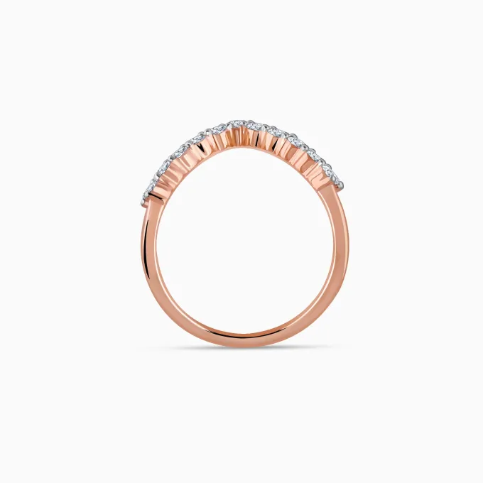 Rose Gold Vanki Diamond Ring