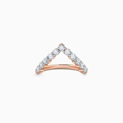 Rose Gold Vanki Diamond Ring