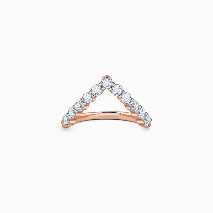 Rose Gold Vanki Diamond Ring
