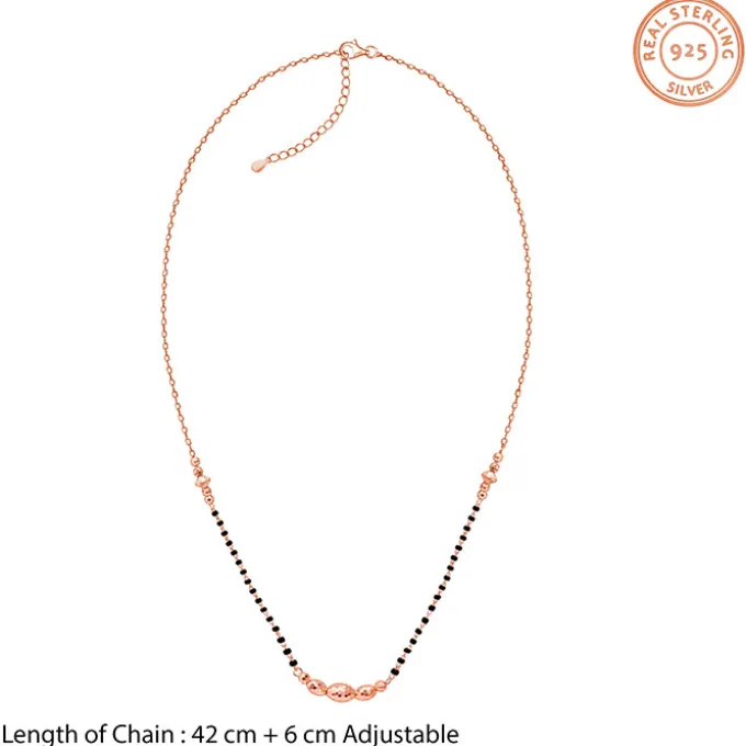 Rose Gold Varnika Mangalsutra