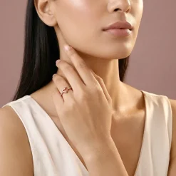Rose Gold Velora Heart Ring (Size 12)