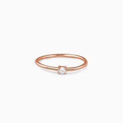 Rose Gold Velora Spark Ring