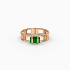 Rose Gold Verde Luxe Ring (Size 12)