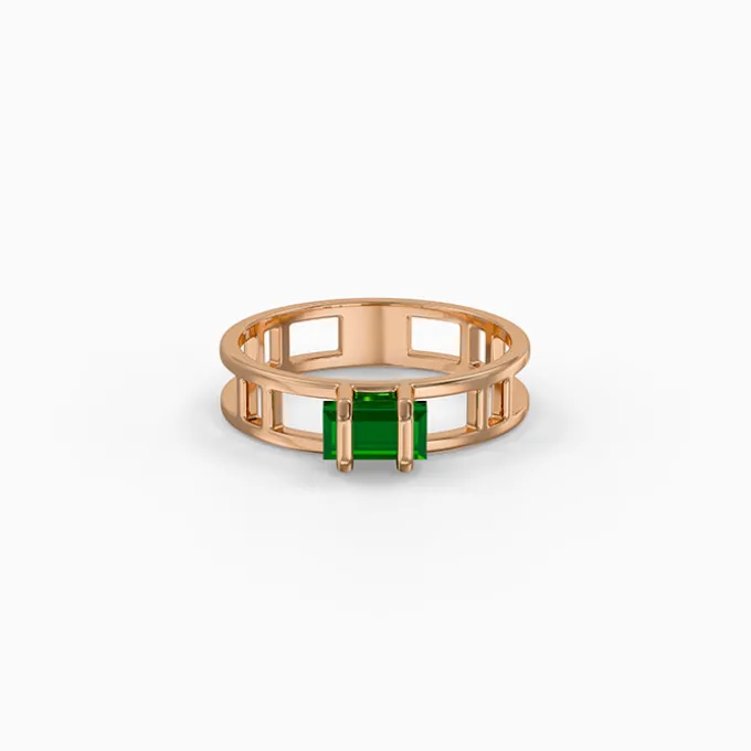 Rose Gold Verde Luxe Ring (Size 12)