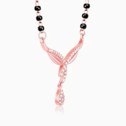 Rose Gold Vows of Love Mangalsutra