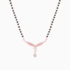 Rose Gold Vows of Love Mangalsutra