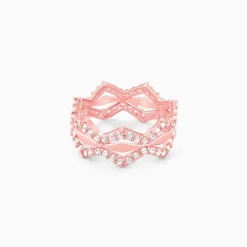 Rose Gold Wavy Dreams Ring