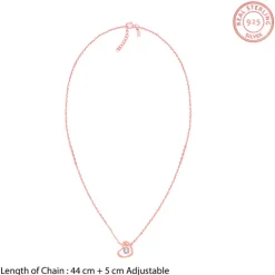 Rose Gold Whole Heart Necklace