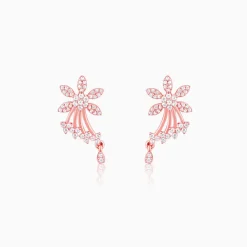 Rose Gold Wings of Shine Earrings