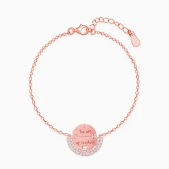 Rose Gold You Are My Sunshine Bracelet