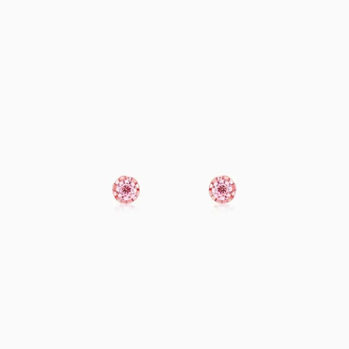 Rose Gold You're One Of A Kind Earrings