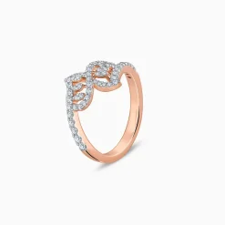Rose Gold Zephyr Diamond Ring