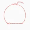 Rose Gold Zircon Minimal Bracelet