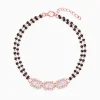 Rose Gold Zircon Radiant Mangalsutra Bracelet