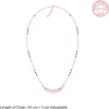 Rose Gold Zirconia Elegance Mangalsutra Set