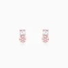 Rose Gold Zirconia Elegance Earrings