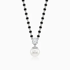 Silver Aadhira Pearl Mangalsutra