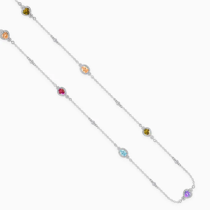 Silver Admiring Charm Necklace