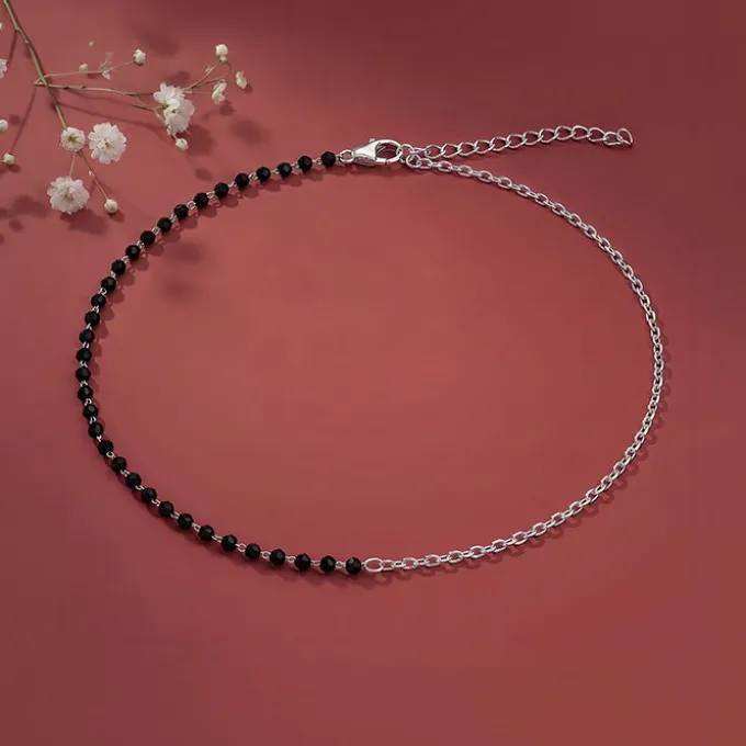 Silver Aegis Nazariya Anklet