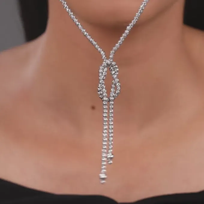 Silver Afterglow Necklace