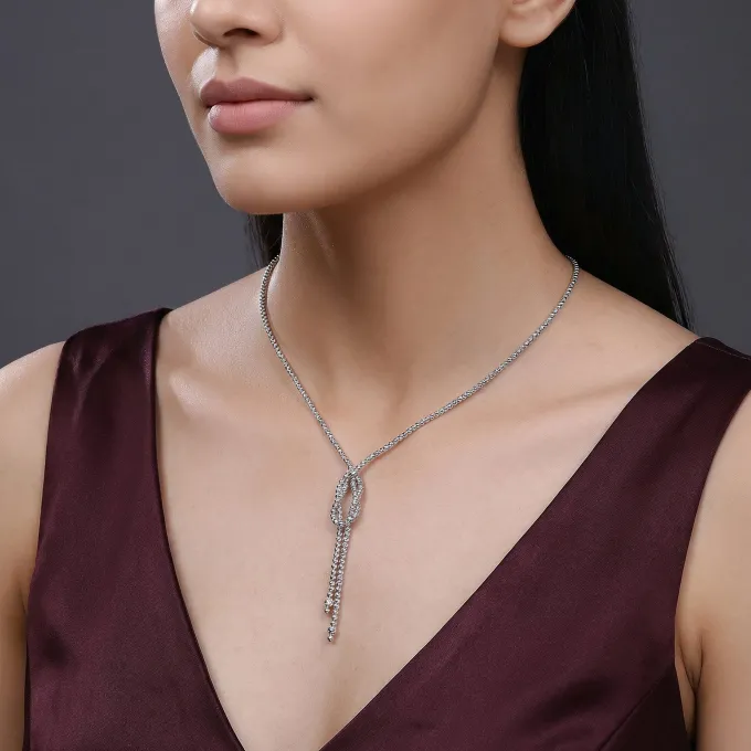 Silver Afterglow Necklace