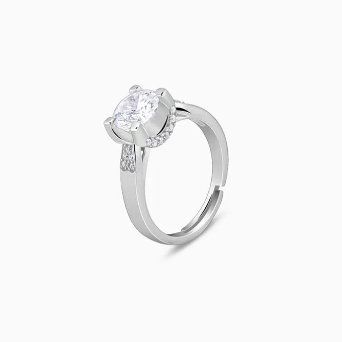 Silver All About Love Ring